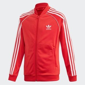 Jacket adidas Originals FM5662 Sst With Zipper Fashion Junior Fashion Red